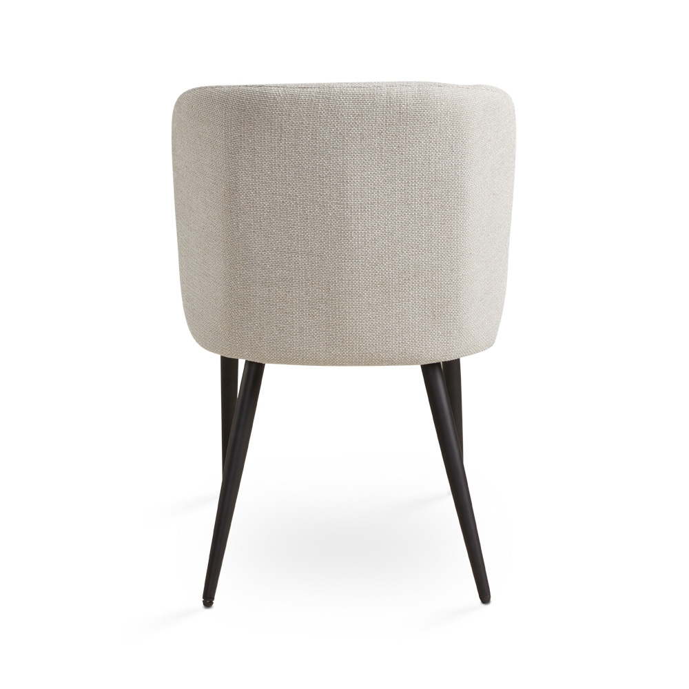 Fortina Dining Chair: Ivory Linen
